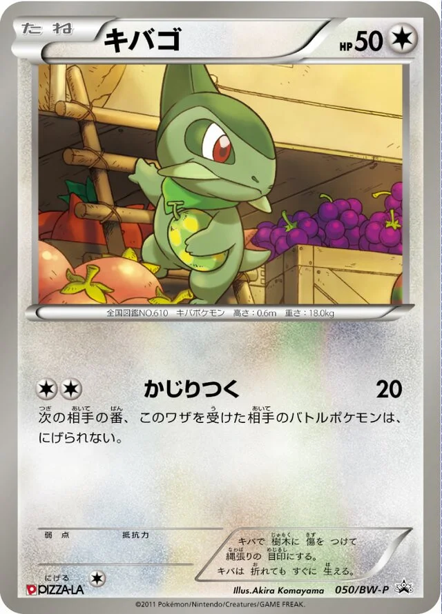 Axew 50/295 from Black & White Promos