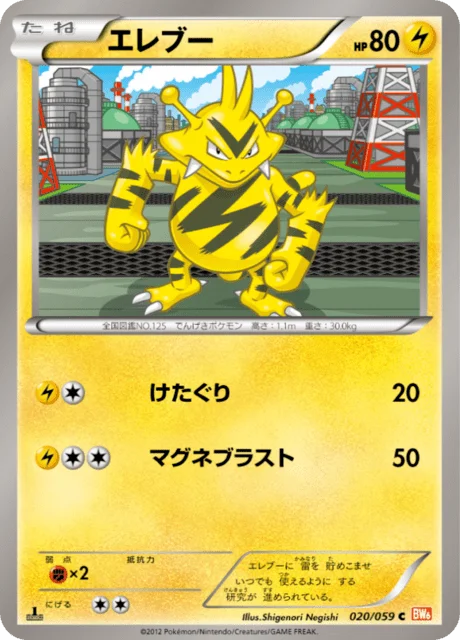 Electabuzz 20/65 from Cold Flare