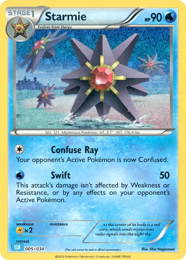Starmie 5/34 from Pokémon TCG Classic (Blastoise)