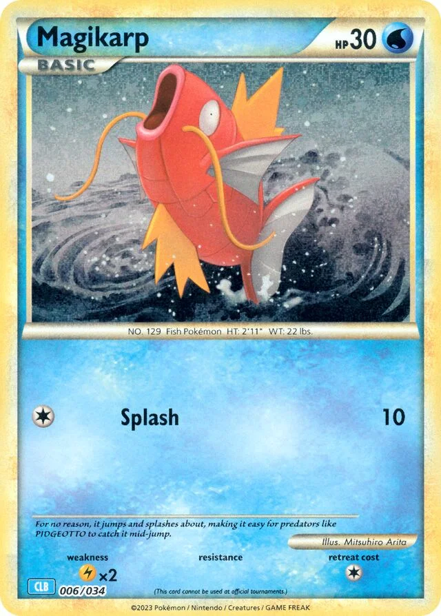 Magikarp 6/34 from Pokémon TCG Classic (Blastoise)