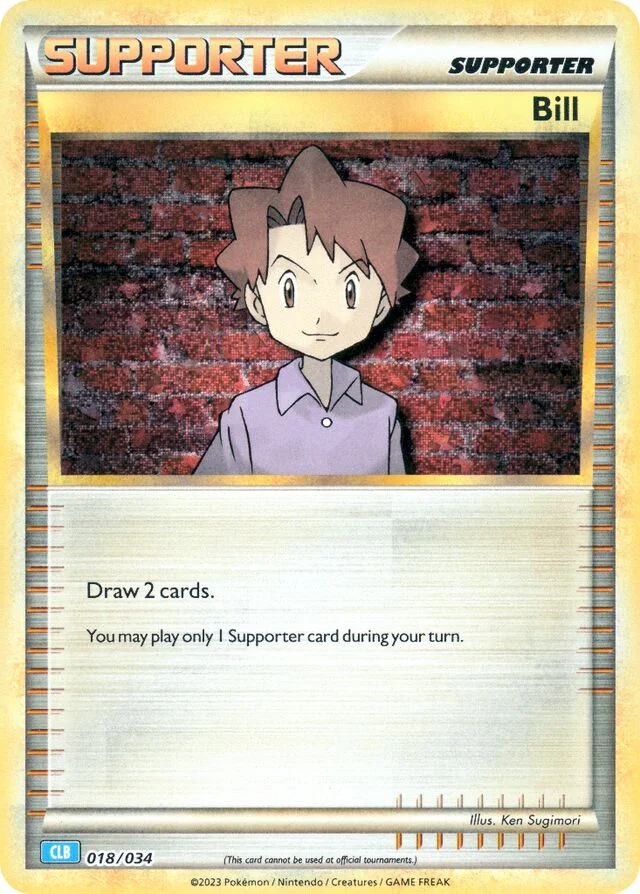 Bill 18/34 from Pokémon TCG Classic (Blastoise)