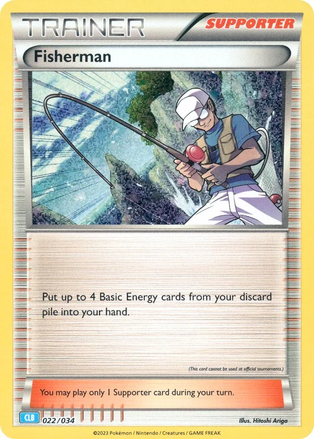Fisherman 22/34 from Pokémon TCG Classic (Blastoise)