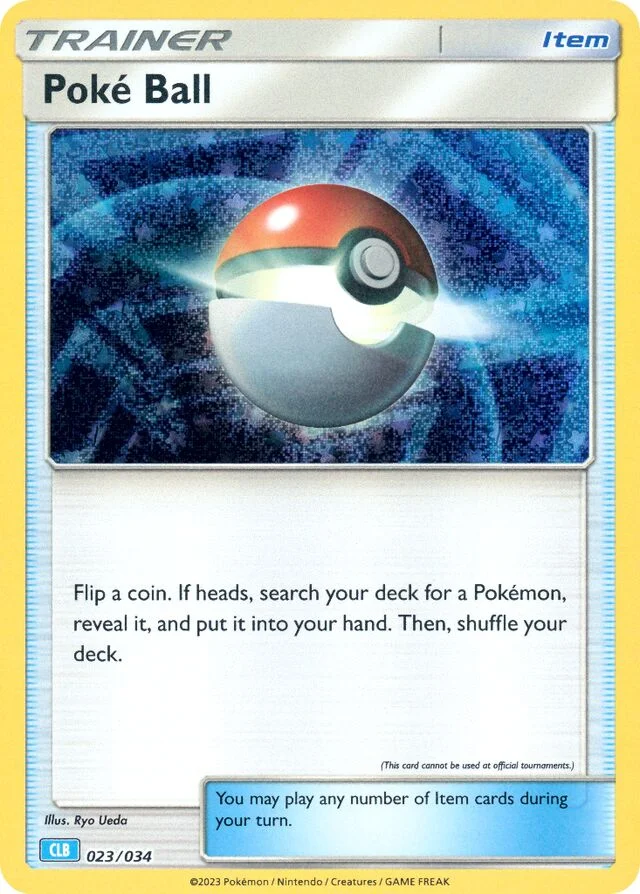 Poké Ball 23/34 from Pokémon TCG Classic (Blastoise)