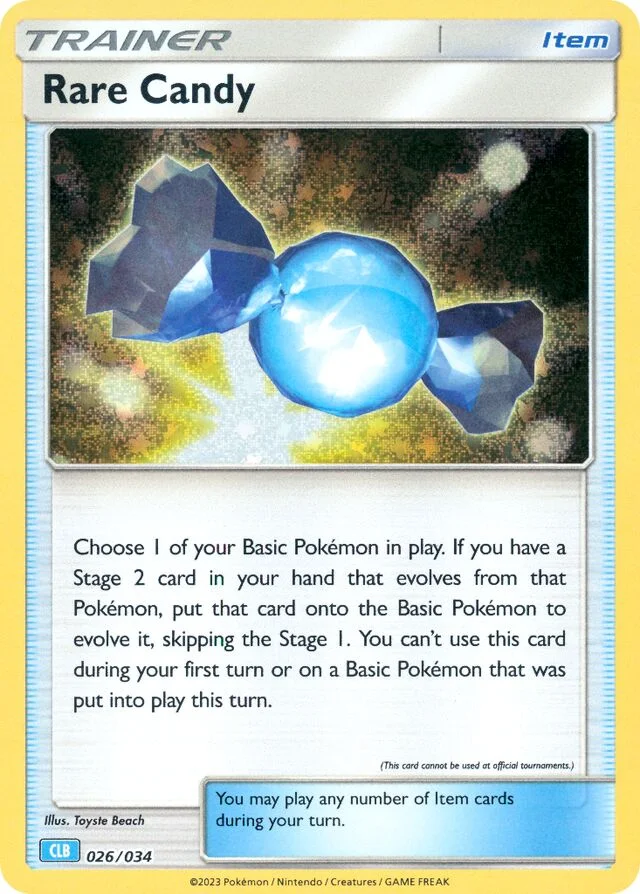 Rare Candy 26/34 from Pokémon TCG Classic (Blastoise)