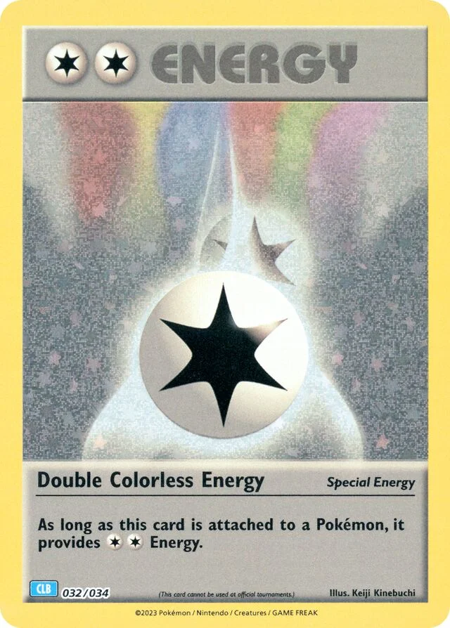 Double Colorless Energy 32/34 from Pokémon TCG Classic (Blastoise)