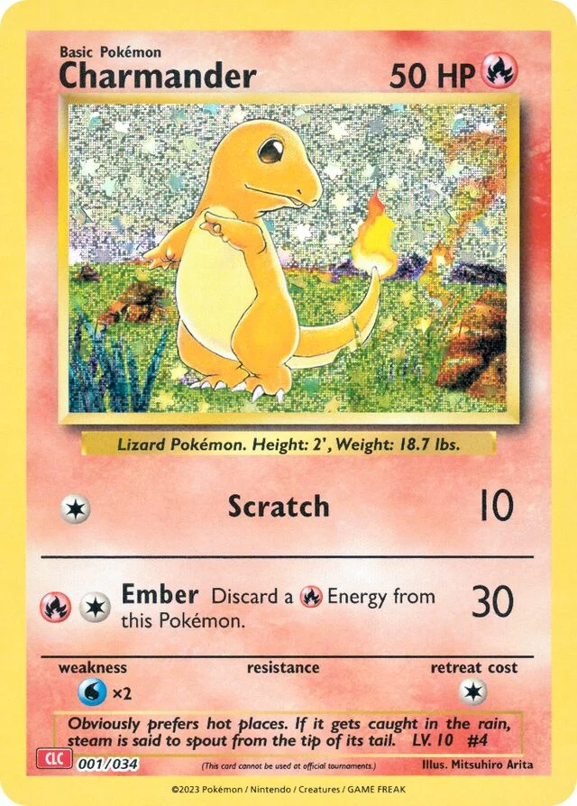 Charmander 1/34 from Pokémon TCG Classic (Charizard)