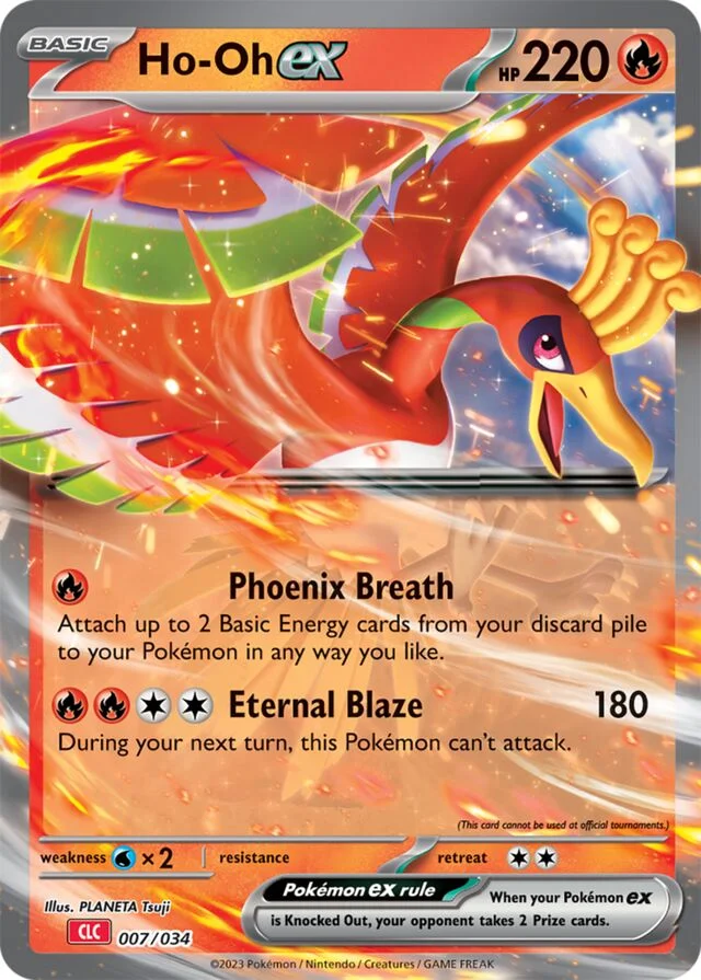 Ho-Oh ex 7/34 from Pokémon TCG Classic (Charizard)