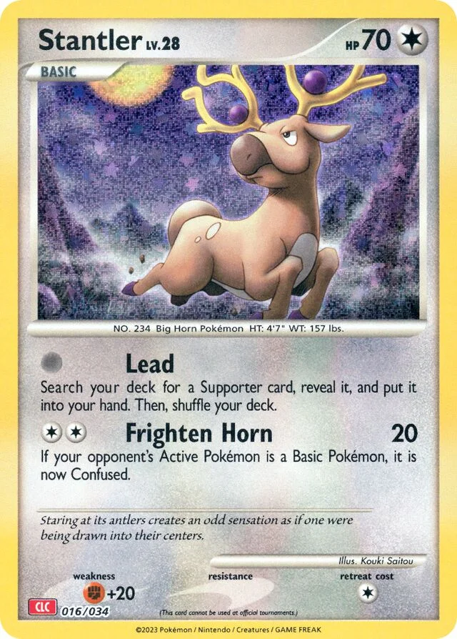 Stantler 16/34 from Pokémon TCG Classic (Charizard)