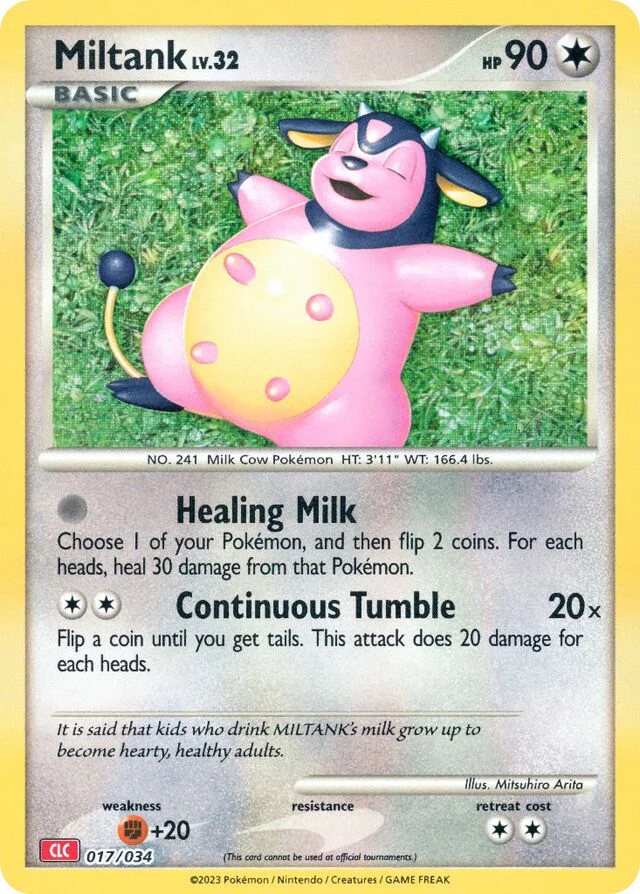 Miltank 17/34 from Pokémon TCG Classic (Charizard)