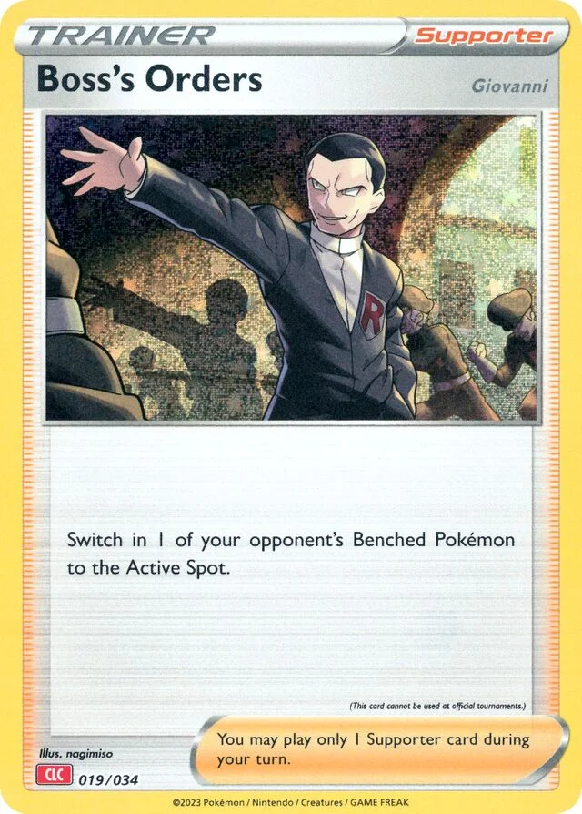Boss's Orders 19/34 from Pokémon TCG Classic (Charizard)