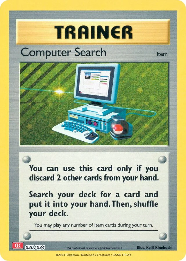 Computer Search 20/34 from Pokémon TCG Classic (Charizard)