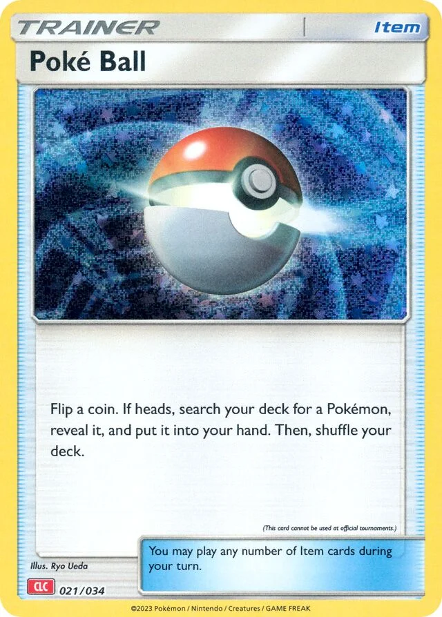 Poké Ball 21/34 from Pokémon TCG Classic (Charizard)