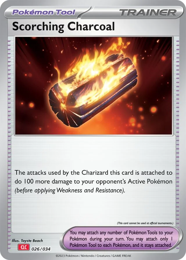 Scorching Charcoal 26/34 from Pokémon TCG Classic (Charizard)