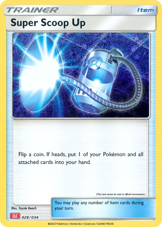 Super Scoop Up 28/34 from Pokémon TCG Classic (Charizard)