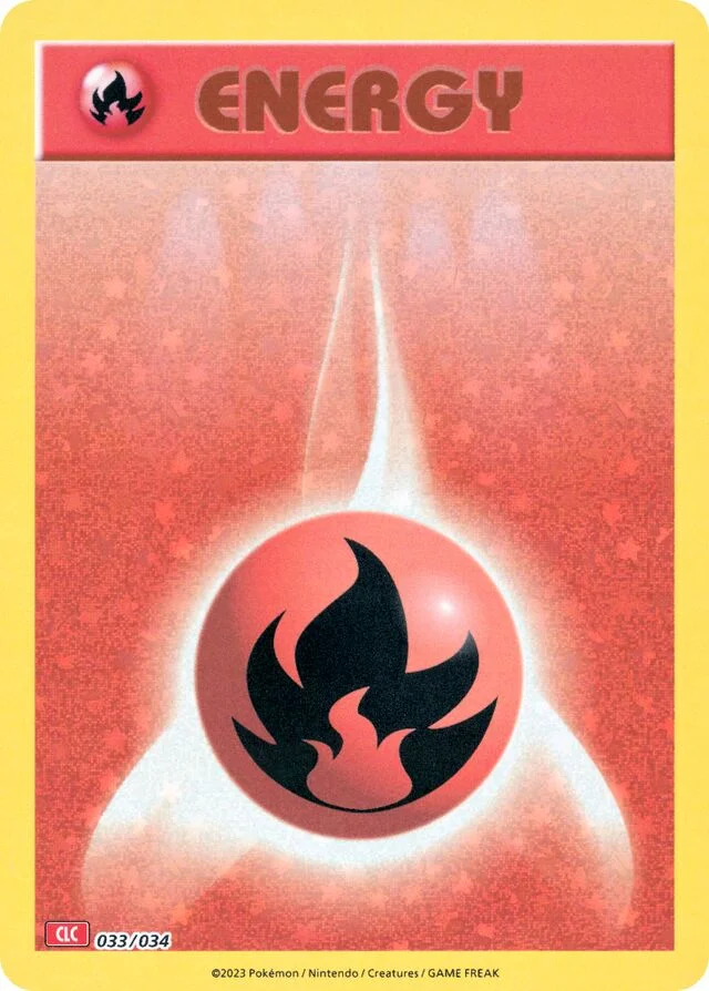 Fire Energy 33/34 from Pokémon TCG Classic (Charizard)