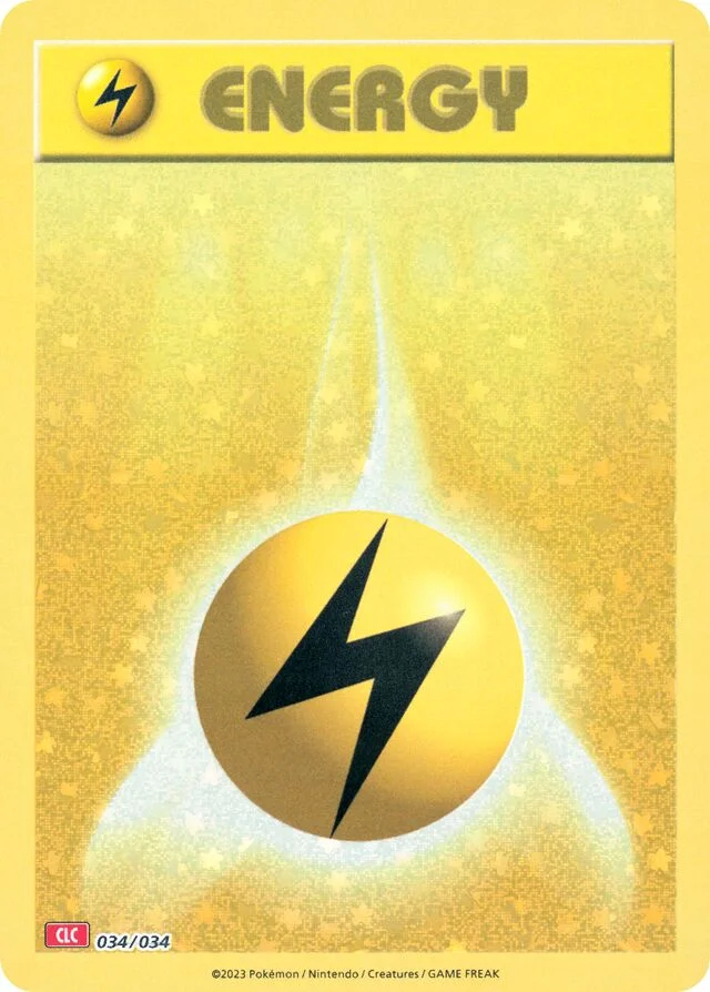 Lightning Energy 34/34 from Pokémon TCG Classic (Charizard)