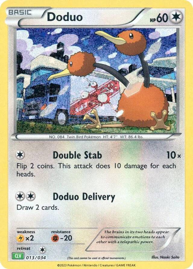 Doduo 13/34 from Pokémon TCG Classic (Venusaur)
