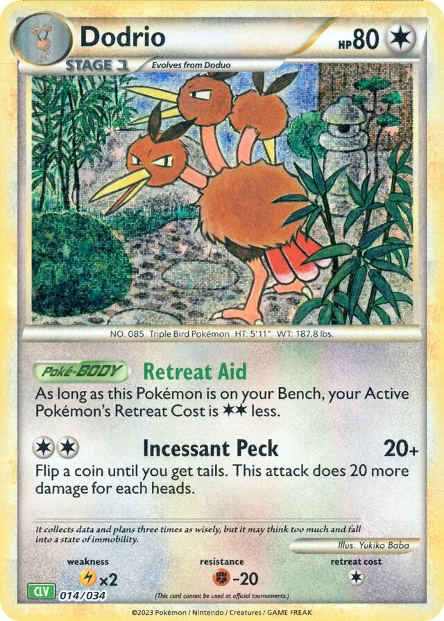 Dodrio 14/34 from Pokémon TCG Classic (Venusaur)