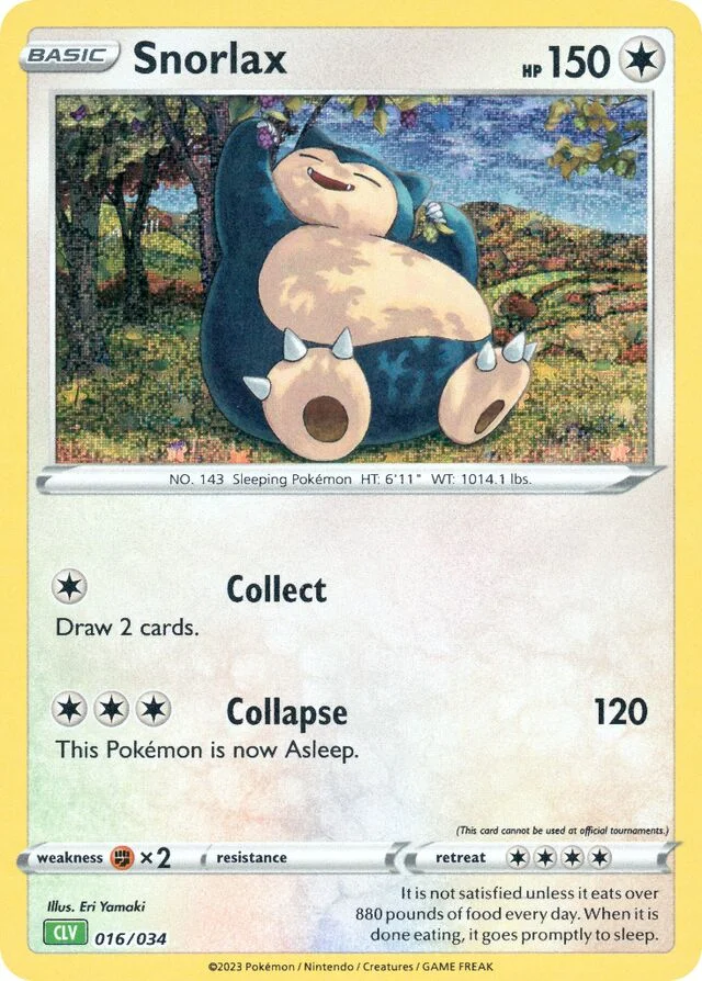 Snorlax 16/34 from Pokémon TCG Classic (Venusaur)