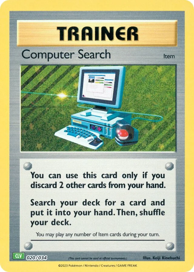 Computer Search 20/34 from Pokémon TCG Classic (Venusaur)