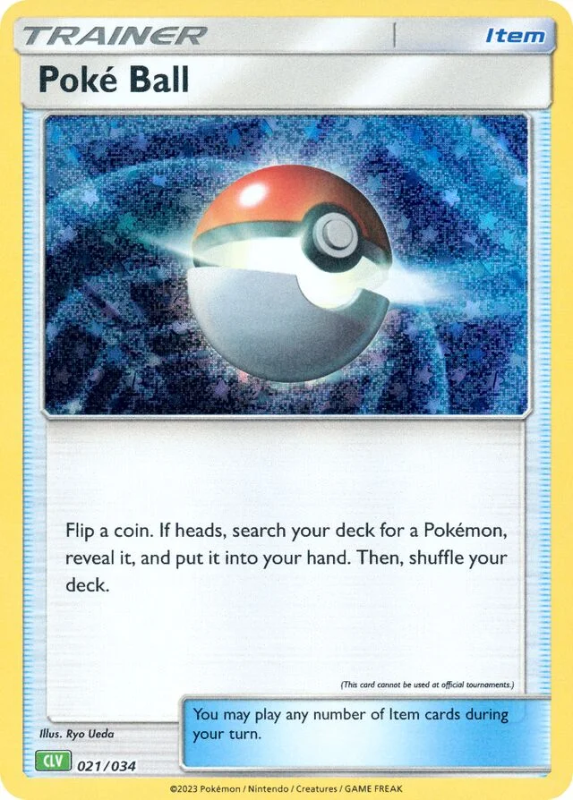 Poké Ball 21/34 from Pokémon TCG Classic (Venusaur)