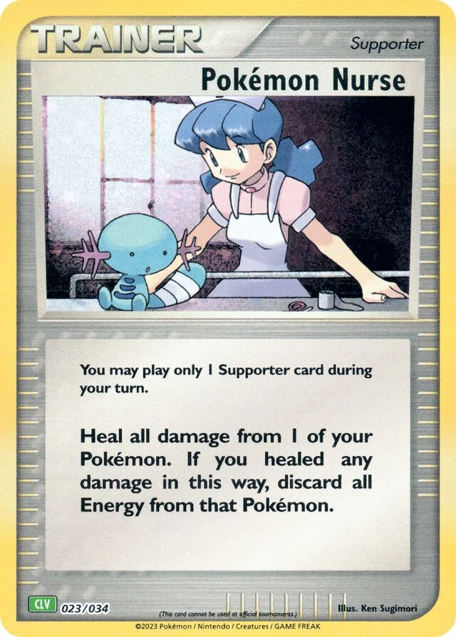Pokémon Nurse 23/34 from Pokémon TCG Classic (Venusaur)