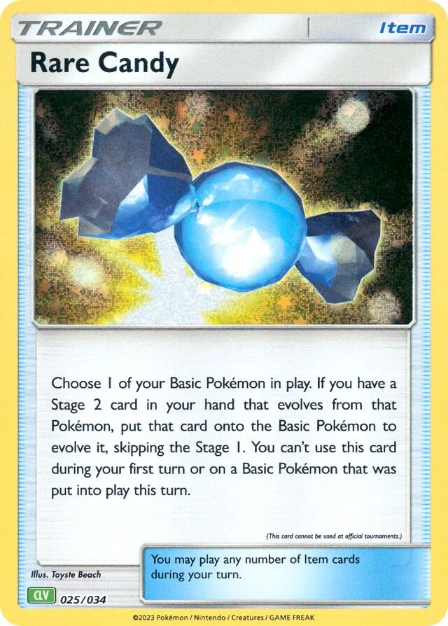 Rare Candy 25/34 from Pokémon TCG Classic (Venusaur)