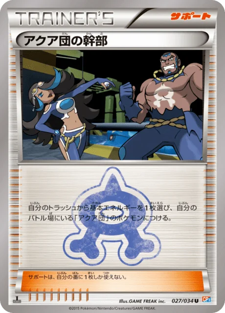 Team Aqua Admin 27/34 from Team Magma vs Team Aqua: Double Crisis