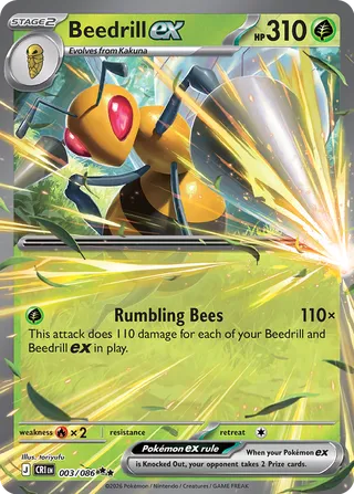Beedrill ex 3/122 from Chaos Rising