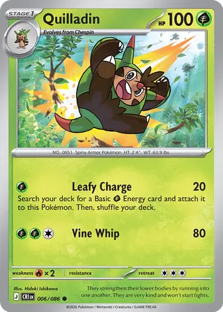 Quilladin 6/122 from Chaos Rising
