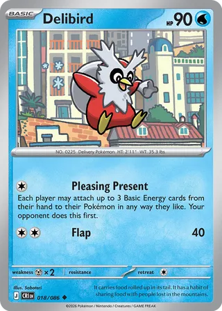 Delibird 18/122 from Chaos Rising