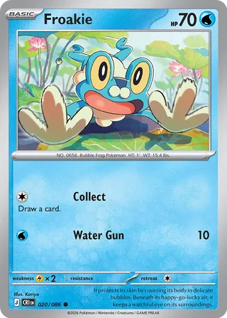 Froakie 20/122 from Chaos Rising