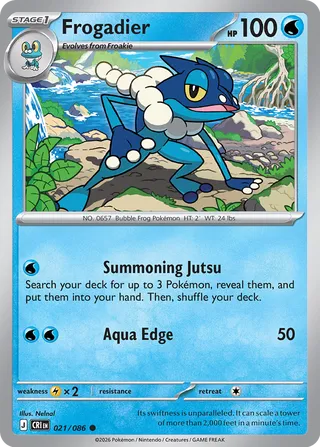 Frogadier 21/122 from Chaos Rising