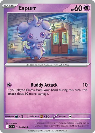 Espurr 36/122 from Chaos Rising