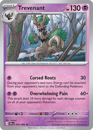 Trevenant 39/122 from Chaos Rising