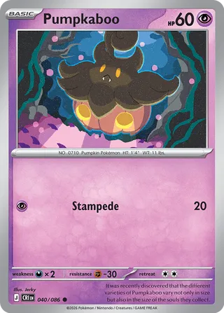Pumpkaboo 40/122 from Chaos Rising
