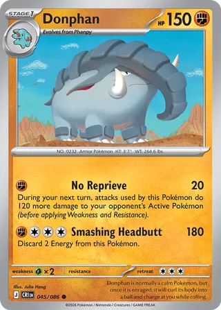 Donphan 45/122 from Chaos Rising