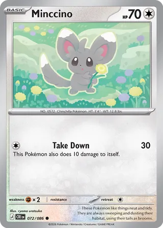 Minccino 72/122 from Chaos Rising