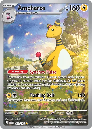 Ampharos 90/122 from Chaos Rising