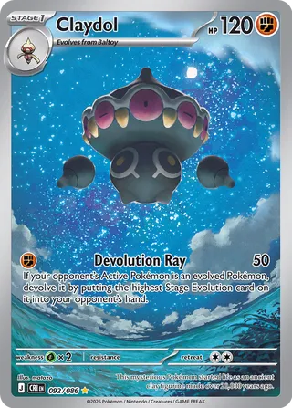 Claydol 92/122 from Chaos Rising