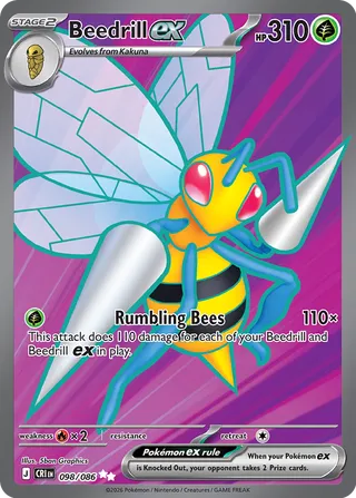Beedrill ex 98/122 from Chaos Rising