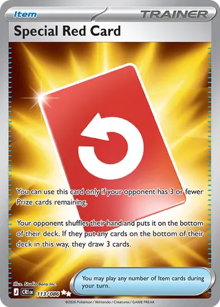 Special Red Card 113/122 from Chaos Rising