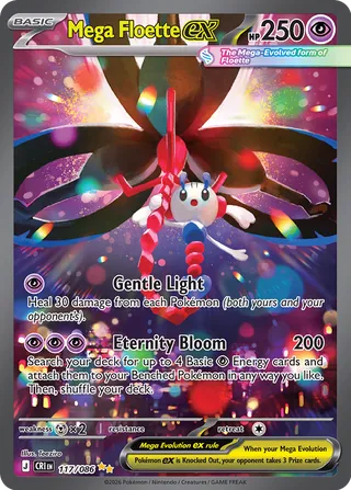 Mega Floette ex 117/122 from Chaos Rising