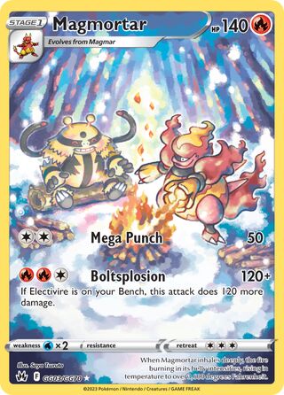 Magmortar 3/70 from Crown Zenith (Galarian Gallery)
