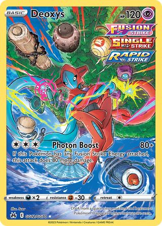 Deoxys 12/70 from Crown Zenith (Galarian Gallery)