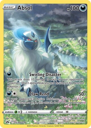 Absol 16/70 from Crown Zenith (Galarian Gallery)
