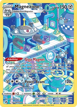 Magnezone 18/70 from Crown Zenith (Galarian Gallery)