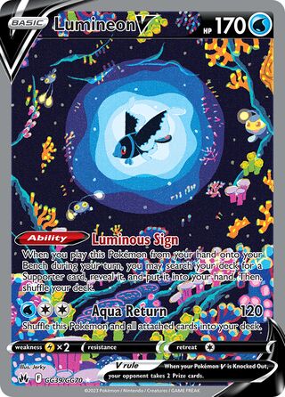 Lumineon V 39/70 from Crown Zenith (Galarian Gallery)
