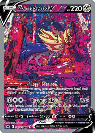 Zamazenta V 54/70 from Crown Zenith (Galarian Gallery)