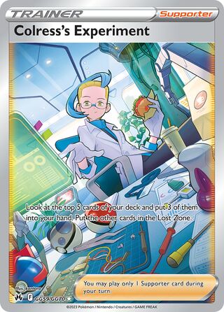 Colress's Experiment 59/70 from Crown Zenith (Galarian Gallery)
